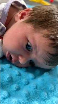 Zion’s First Tummy Time! 💪