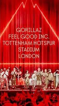 Gorillaz | Feel Good Inc. | The Mountain Tour | London Tottenham Hotspur Stadium | 20thJune 2026