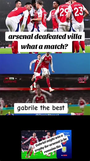 Arsenal's Intense Victory Over Villa