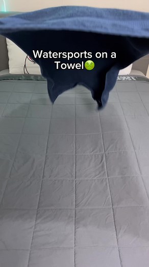 When have towels ever worked 🤣
