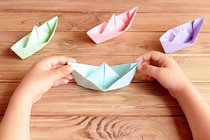 آموزش ساخت اوریگامی قایق فقط در 6 مرحله