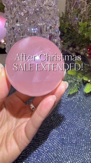 The After-Christmas Blowout is EXTENDED! 💎 Don’t miss out on your favorite pieces—shop through Sunday night (12/28) and save big! 🔥 Up to 65% OFF Blowout Items 🔥 Extra 45% OFF orders of $45 (Automatic at checkout!) Check out the replay on the Bliss Crystals App to see the sparkle in action. ✨ Tap to Shop: https://blisscrystals.com/collections/live-sale-big-holiday-blowout-sale-w-jillian-erica-12-26