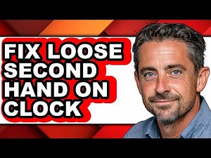 How to Fix Loose Second Hand on Clock - Step by Step