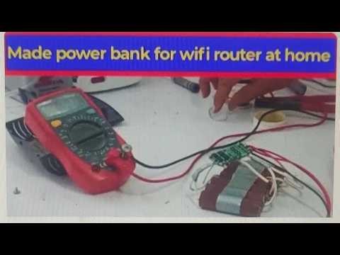 WIFI router power bank easily made at home sasthe gadgets720P HD