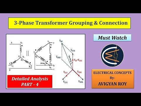 3-Phase Transformer Connection - Part 4 || Yd11 and Yd1 || Electrical Concepts.