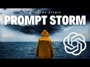 Unlock the Full Potential of ChatGPT with Prompt Storm: A Walkthrough of the Ultimate Prompt Tool!