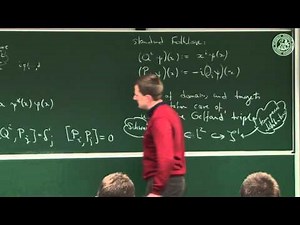Application: Quantum mechanics on curved spaces - Lec 26 - Frederic Schuller
