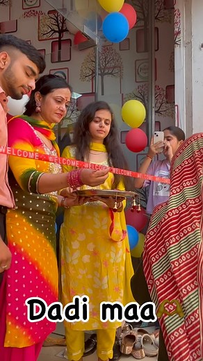 Opening by dadi maa🫶 2nd branch at kharkhoda (Pawar family collection) #nidhi #pawar #nidhipawar #pawarfamilycollection #official_narenderpawar_ | Narender Pawar
