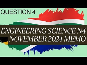 Engineering Science N4 November 2024 Question 4 Statics ‪@mathszoneafricanmotives‬