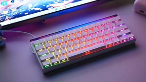 Akko Shine60 HE Magnetic Keyboard: RGB Lighting & Hot-Swappable Switches Demo