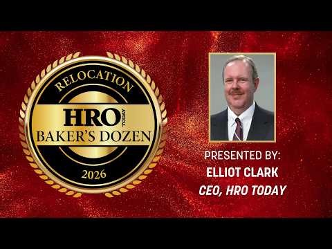 2026 HRO Today Baker's Dozen for Relocation