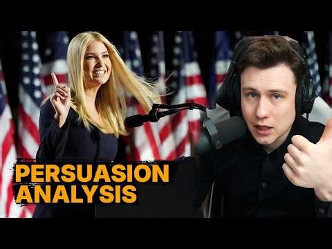 EVERY WORD WAS PLANNED | Ivanka Trump Speech | Influence Tactics Breakdown