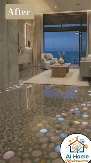 From Ruined Room to Luxury Ocean View Living 😱✨ | AI Home Makeover #Shorts