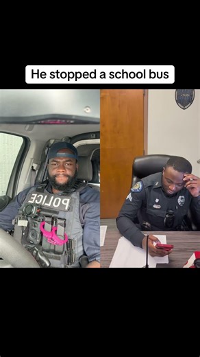 He pulled over a school bus #shorts