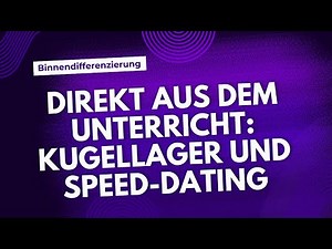 Filmed in class: How do ball bearings and speed dating actually work?