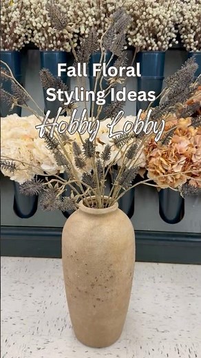 Hobby Lobby Fall Florals Shopping & Styling #hobbylobby #hobbylobbyfall #falldecor
