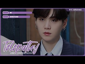 BTS (방탄소년단) - 'Telepathy' (CD Version) - Line Distribution (with hidden vocals) [REQUESTED]