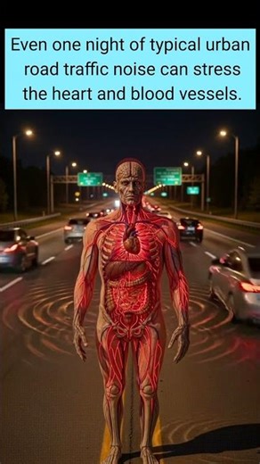 Even one night of typical urban road traffic noise can stress the heart and blood vessels. #hyposmia