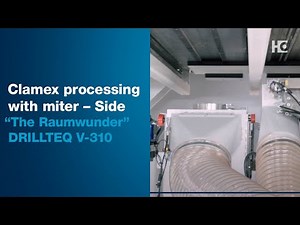 "The Raumwunder" -- HOMAG DRILLTEQ V-310 | Clamex processing with miter – Side