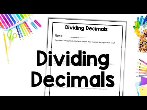 Dividing Decimals Word Problems, Strategies for Decimal Division 5th Grade Math, Decimal Operations