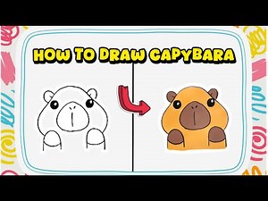 How to Draw a Cute Capybara – Beginner-Friendly Drawing