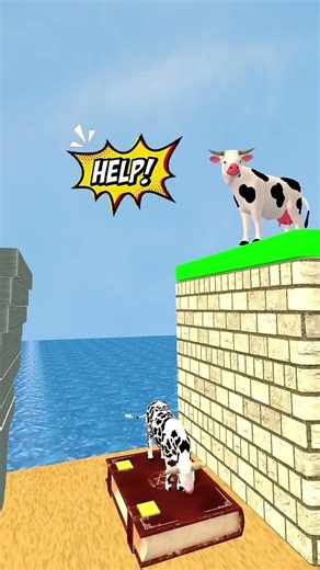 New Money vs Knowledge? With Cartoon Cow vs Tiger What Do Choose? #Shorts #Cartoon #Viral