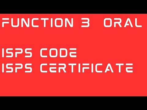 ISPS CERTIFICATE, international ship and port facility security code(ISPS), Solas Chapter XI-2