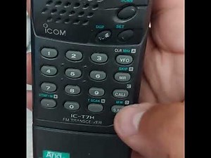 Grabar Frecuencia Simplex en ICOM IC-T7H