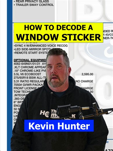 Decode a Window Sticker Like a Pro (Dealers Hope You Miss This) Kevin Hunter – The Homework Guy Most car buyers think the window sticker tells them the real price. It doesn’t. If you don’t know how to decode a window sticker, you’re negotiating blind — and that mistake can cost you thousands. In this video, I show you how to read a window sticker like a pro so you can spot padding, unnecessary options, and dealer tricks before you overpay. Want help avoiding dealer hassles altogether? Visit theh