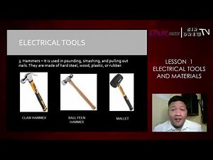 EIM LESSON 1 - ELECTRICAL TOOLS AND MATERIALS
