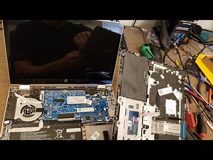 HP Pavilion X360 Laptop keyboard and back light replacement