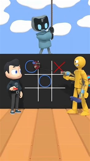 CHUM CHOMPKINS vs PLAYER in Tic-Tac-Toe Challenge Game - Poppy Playtime 5