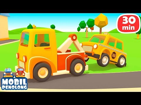 Kartun edukasi | Belajar bahasa Indonesia bersama Mobil Penolong ‪@LeosiTruk‬