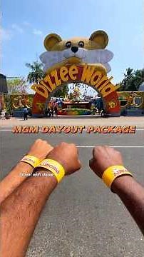 MGM Dizzee World Chennai 😍 Adventure theme park & MGM Beach Resort ⛵🌊 #weekendtrip #chennaitravel