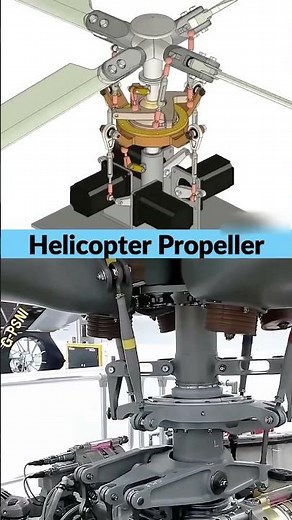 How Helicopter Propellers Really Work! 🚁 #shorts Mechanical Encyclopedia #MechanicalEncyclopedia