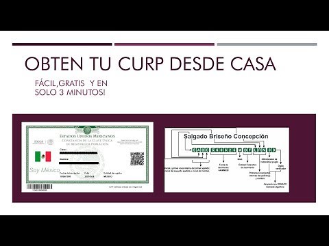 Consulta/Obten tu CURP desde casa en 3 minutos (ONLINE)