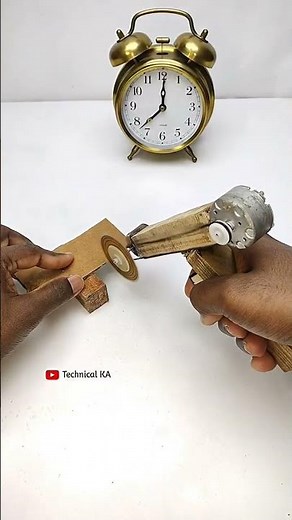 DIY ⚡ HAND CUTTER MACHINE WITH DC MOTOR 🔌#amazing#simple #hacks#ideas#experiment #new#schoolproject