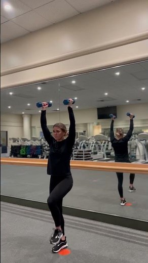 Dumbbell Overhead Marches