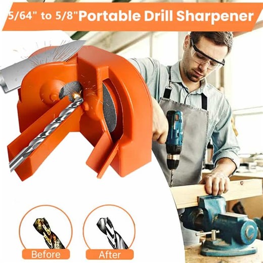 This multifunctional drill bit sharpener is revolutionary!✨ It sharpens all your worn drill bits, leaving them like new. A favorite among professionals.✔ | Frequentlyk.QU04 | Facebook