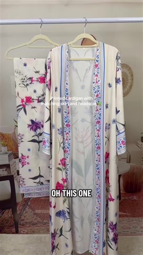 Stylish Printed Abaya Set for Everyday Elegance