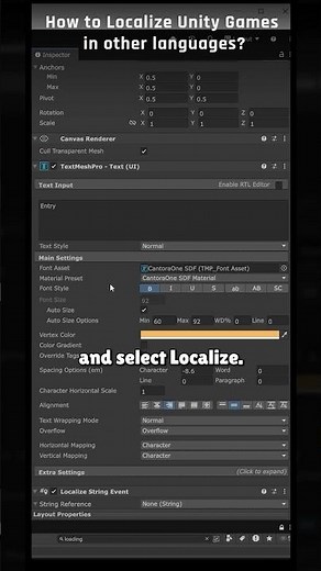 How to Localize your Unity Game in Other Languages?
