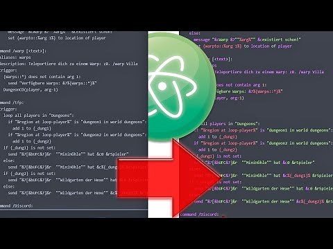 [Tutorial] Skript Sprache für ATOM (Texteditor)