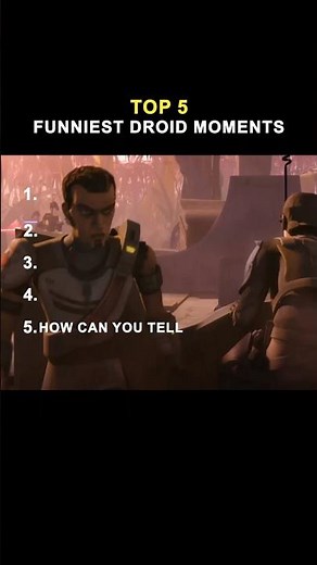 Top 5 Funniest droid moments - Especially the last one is so funny! | Star Wars