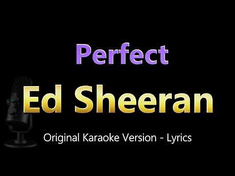 Ed Sheeran - Perfect (Karaoke Songs With Lyrics)