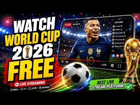How to Watch FIFA World Cup 2026 Free! ⚽ Best Live Stream Platform