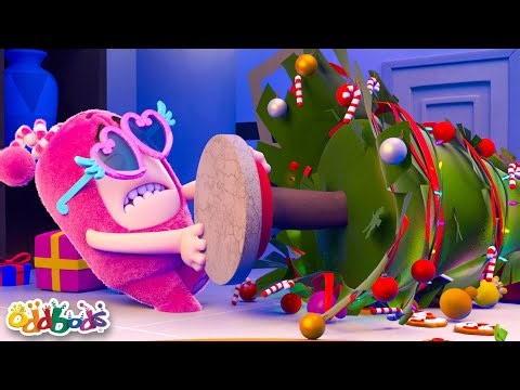 Newt Ruins Christmas | Hebrew Cartoons for Kids | Anime | Oddbods - Oddbods In Hebrew