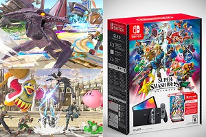 Get the Nintendo Switch OLED Super Smash Bros Ultimate Bundle for $349.99 Shipped