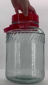 1 Gallon Glass Jar With Lid (2 Pack) 128 oz Large Mason Jars Wide Mouth for Sun Tea, Big Kombucha Jugs for Fermentation, Kimchi Container, Cabbage, Tomatoes, Pickles, Hot Peppers, Duck Eggs