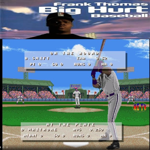 19K views · 190 reactions | Frank Thomas Big Hurt Baseball | PS1 | 1995 | Retro-Entertainment TV | Facebook