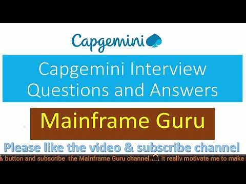 Capgemini Mainframe Interview Questions and Answers for Experienced | Mainframe Guru